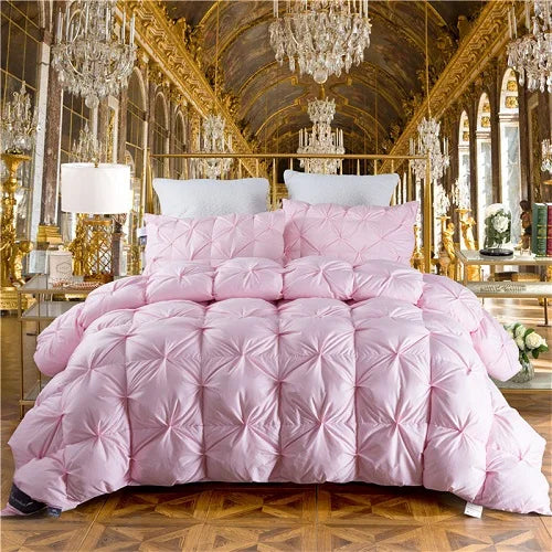 100% Goose Down Duvet – 3D Quilted Luxury Comforter, King/Queen/Full, Thick Winter Blanket