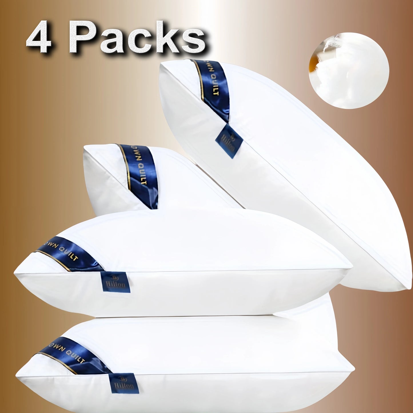 Luxury Hotel Pillow – Comfortable Bed Pillow for Healthy Sleep & Leisure