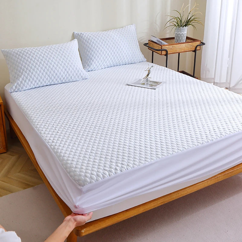 Cooling Mattress Topper & Pillowcase Set – Twin, Full, Queen & King, Summer Bedding