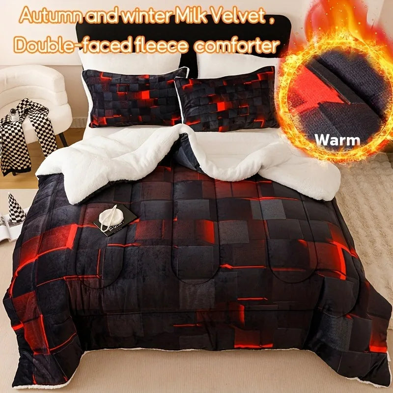Luxury Velvet Comforter Set – Extra Large, Soft & Cozy Winter Bedding