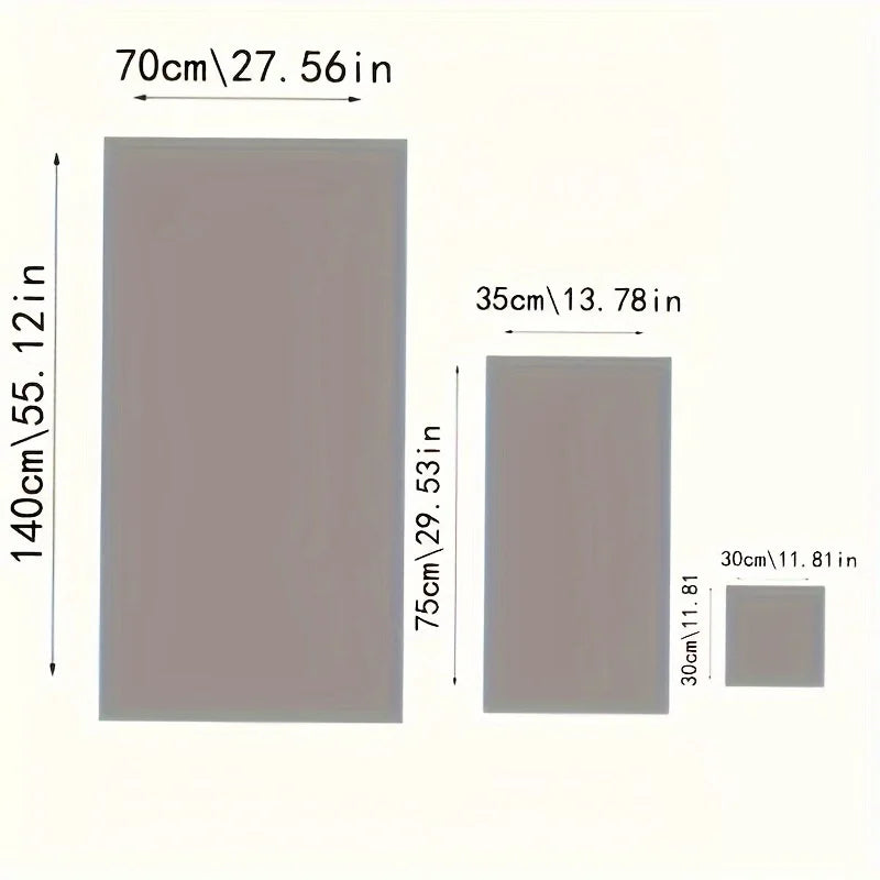 6pcs Striped Towel Set – Quick-Dry, Absorbent Bath, Hand & Washcloth Towels