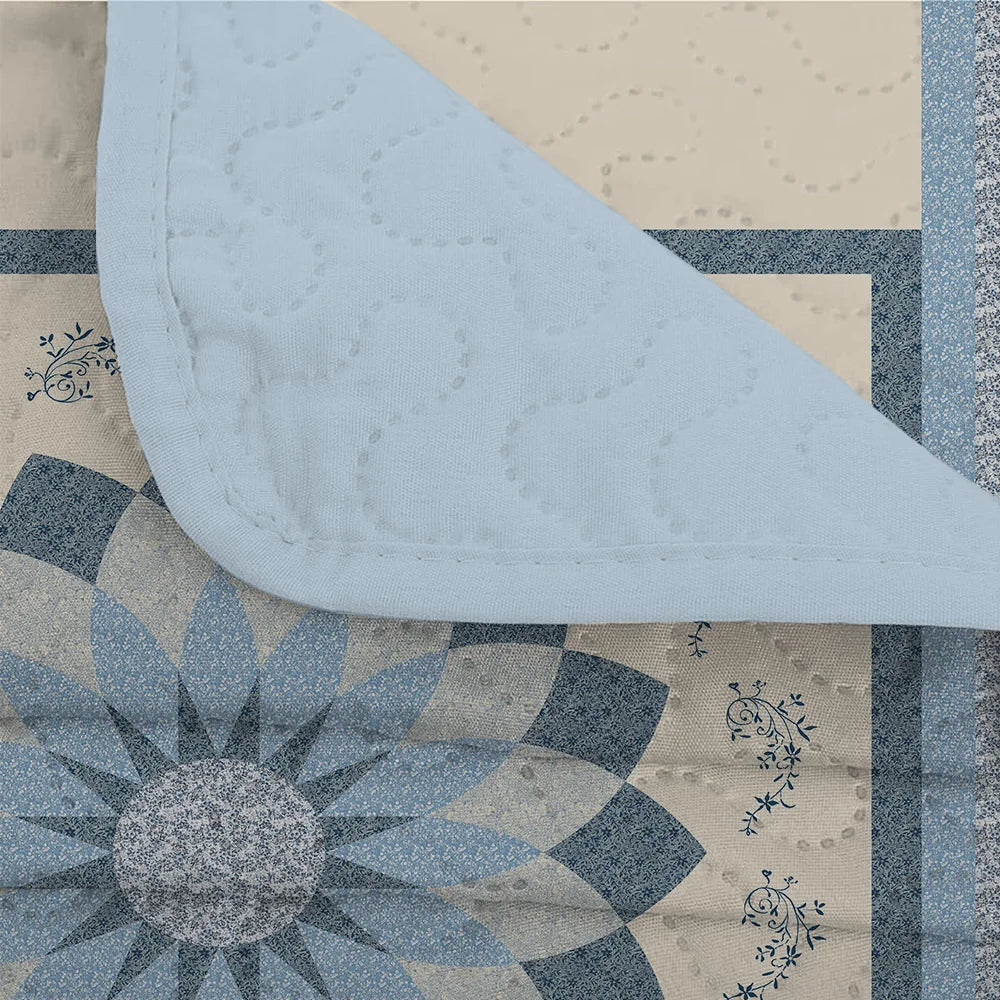 ๐๏ธ Luxury Printed Microfiber Quilt Set | Soft Lightweight Bedspread with Pillowcases | Durable All-Season Bedding