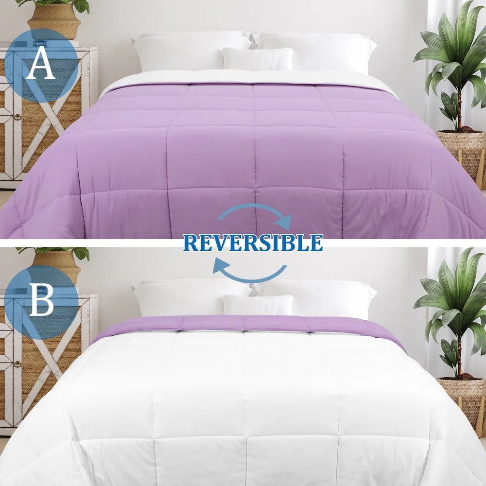 Lightweight Down Comforter Twin Size – Soft, Breathable & All-Season Warmth