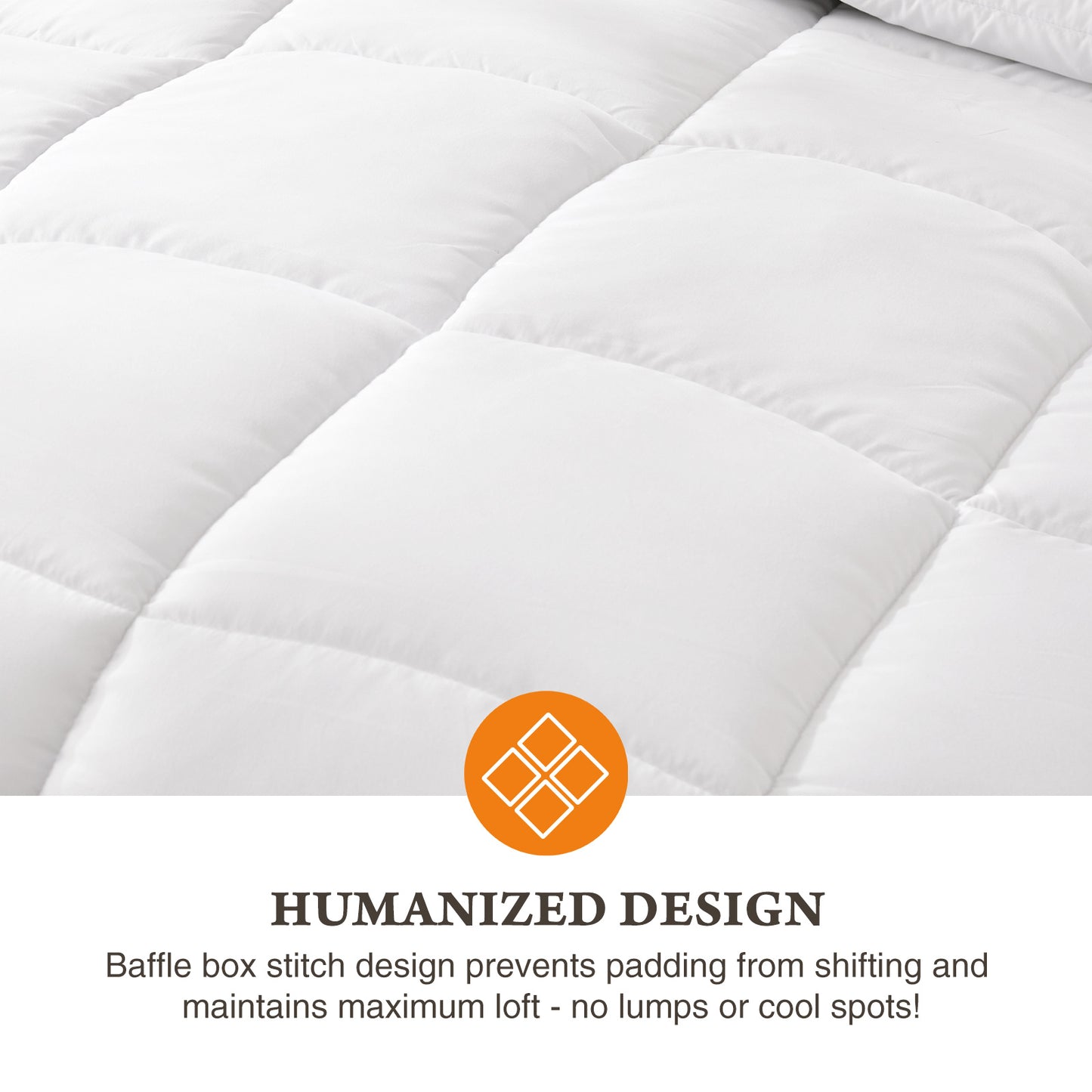All-Season Down Comforter – Lightweight, Warm & Breathable Duvet Insert