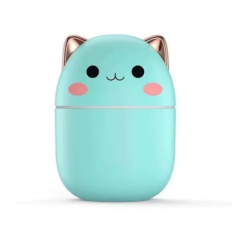 Compact USB Mini Humidifier – Quiet Columnar Air Moisturizer for Home, Office & Car