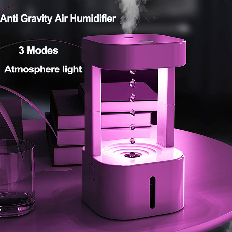 Anti-Gravity Mini Humidifier – Soothing Mist with Floating Water Droplet Illusion