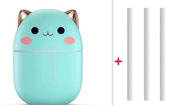 Compact USB Mini Humidifier – Quiet Columnar Air Moisturizer for Home, Office & Car