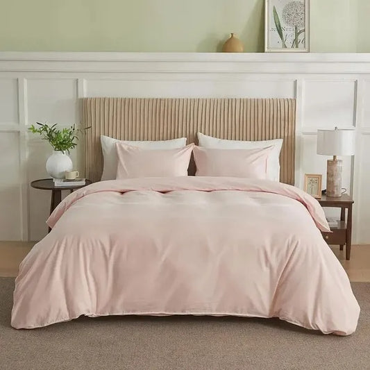 Serta Simply Clean Pleated Queen Duvet Cover