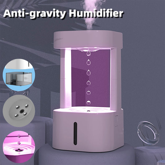 Anti-Gravity Mini Humidifier – Soothing Mist with Floating Water Droplet Illusion