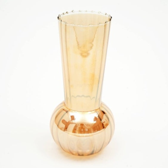 Whimsy Small Vase Elegant Decorative Accent Modern Swirl Design for Home Office