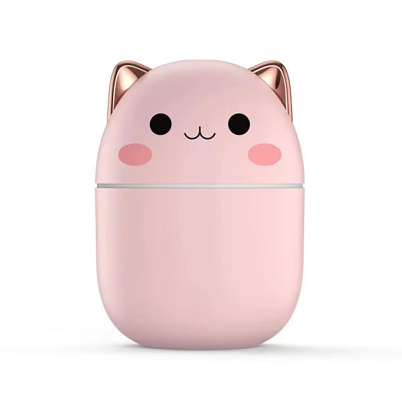Compact USB Mini Humidifier – Quiet Columnar Air Moisturizer for Home, Office & Car
