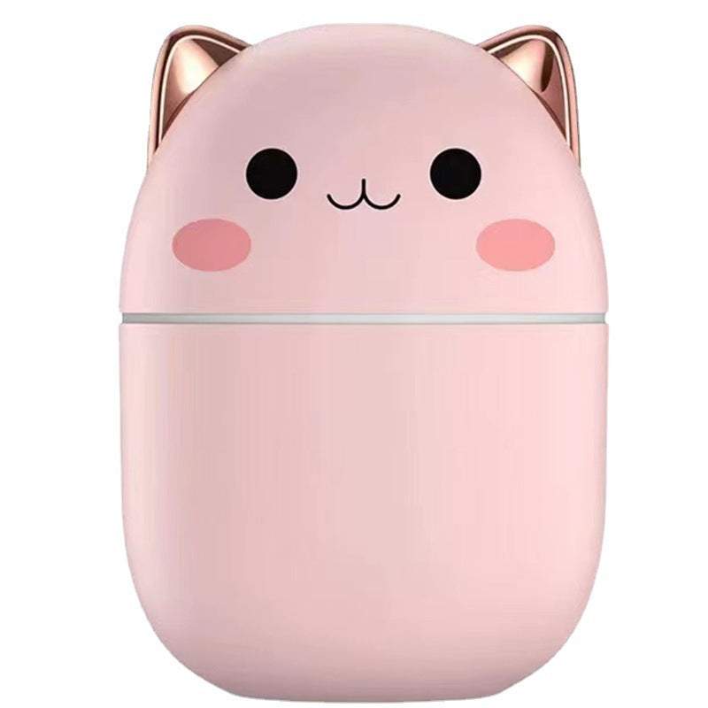 Compact USB Mini Humidifier – Quiet Columnar Air Moisturizer for Home, Office & Car