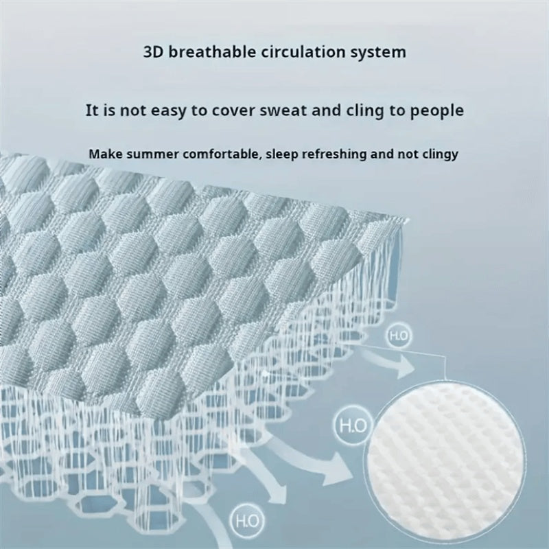 Cooling Breathable Tofu Pillow – Soft Supportive Sleep Cushion (1 Pack)