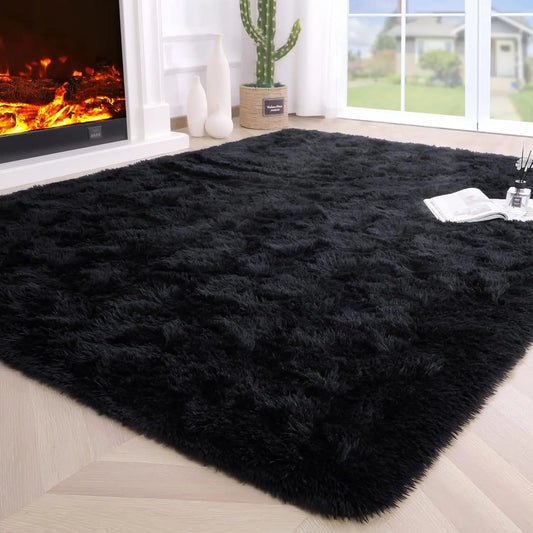 Fluffy Area Rug – Soft Non-Slip Carpet for Bedroom, Living Room & Kids’ Rooms
