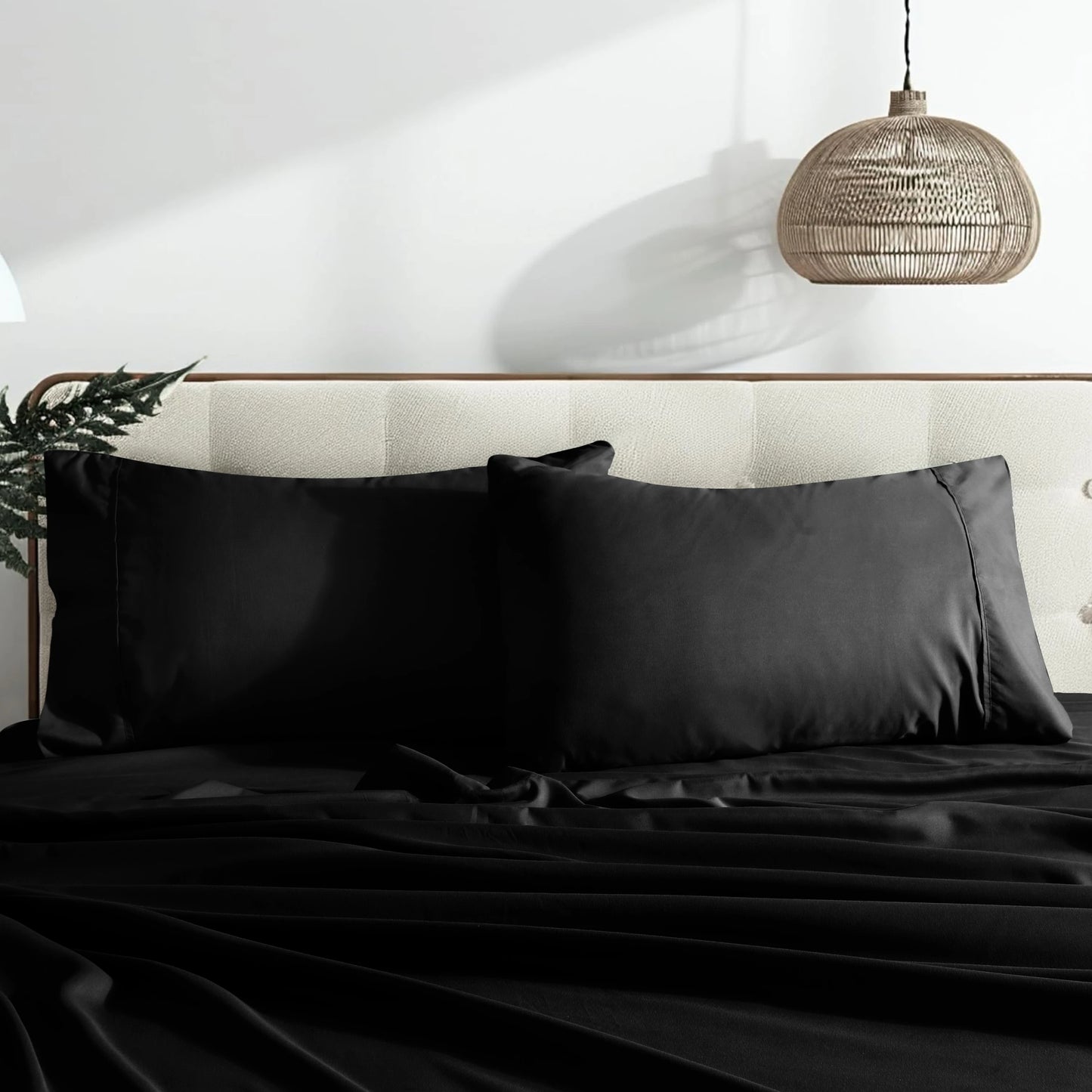 Luxury 4-Piece Microfiber Bed Sheet Set – Ultra Soft, Hotel-Quality Sheets with Fitted Sheet, Flat Sheet & Pillowcases