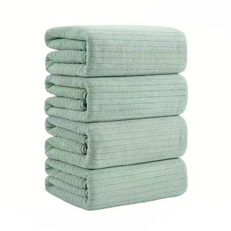1/4 Pack XL Microfiber Bath Towels – 35x70” Extra-Large, Soft & Absorbent