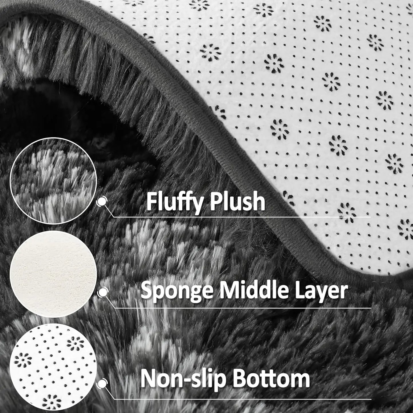 Large Shag Area Rug – Super Soft Plush Fluffy Carpet