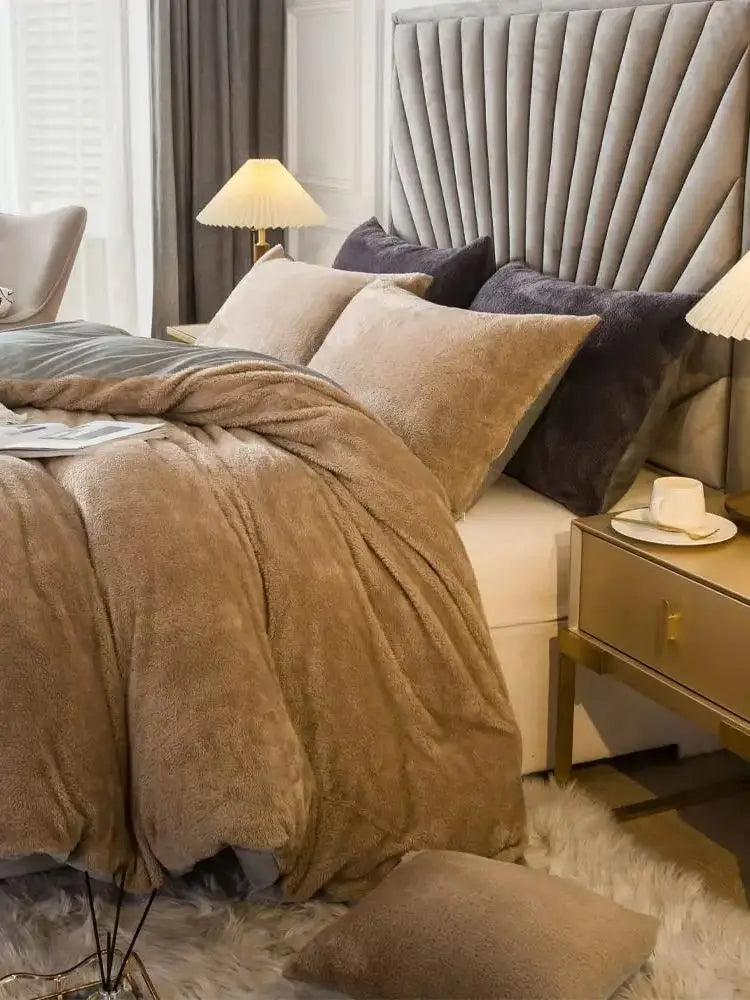 Luxury Velvet Duvet Cover Set – Ultra Soft Crystal Velvet Bedding