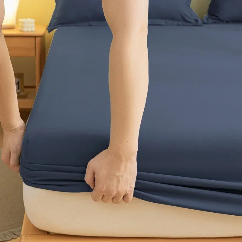 Premium 100% Polyester Microfiber Fitted Sheet | Ultra Soft, Durable & Easy Care Bedding