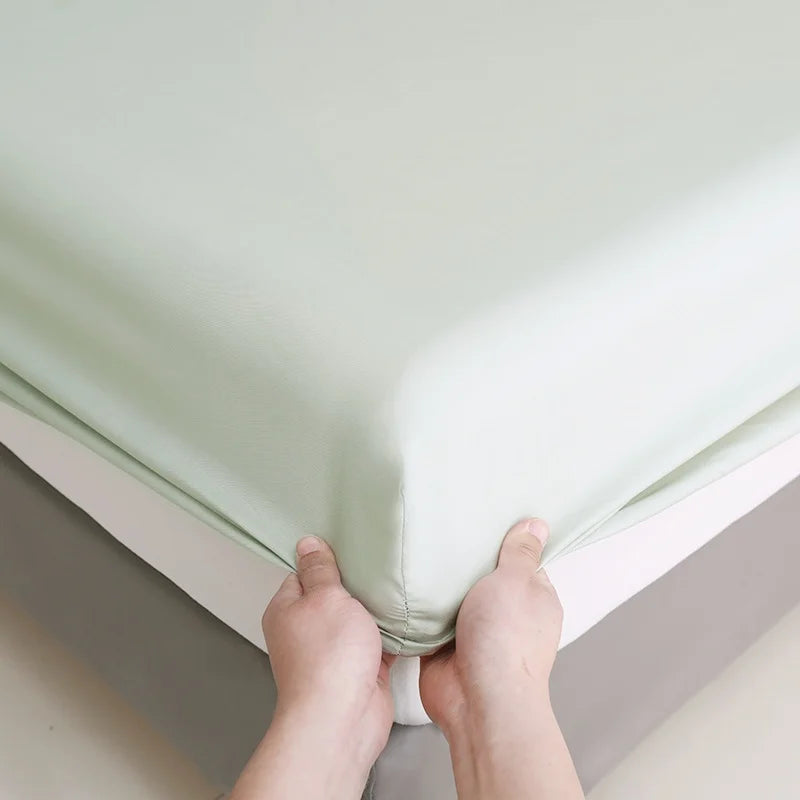 🌿 Luxury Bamboo Fitted Sheet – Silky Smooth, Cooling & Breathable Mattress Cover for 1.8m Bed | Deep Pocket 40cm