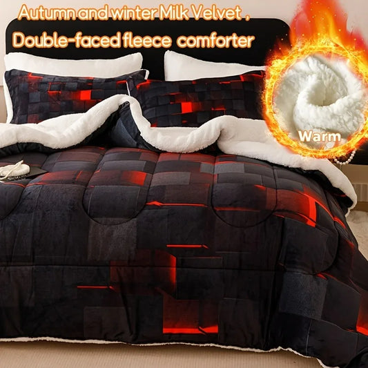 Luxury Velvet Comforter Set – Extra Large, Soft & Cozy Winter Bedding