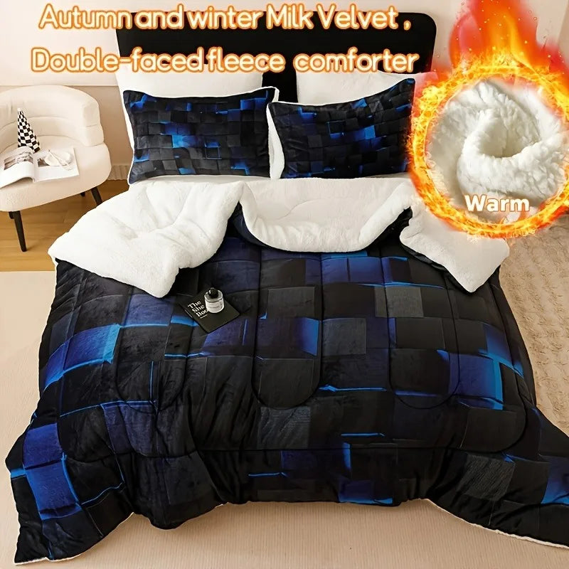 Luxury Velvet Comforter Set – Extra Large, Soft & Cozy Winter Bedding