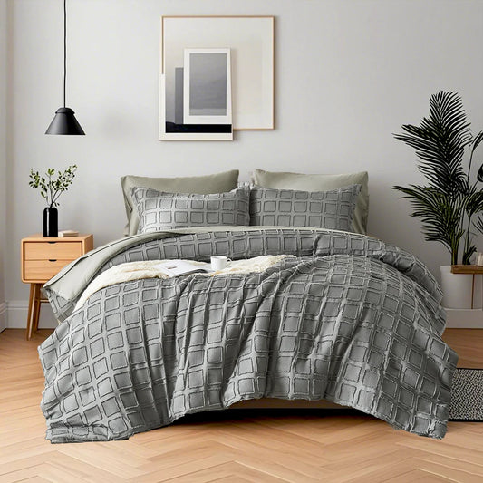 Solid Color Comforter Set – Lightweight All-Season Microfiber Bedding