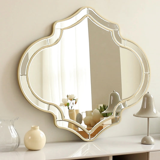 Large Gold Wall Mirror – Modern Decorative Accent