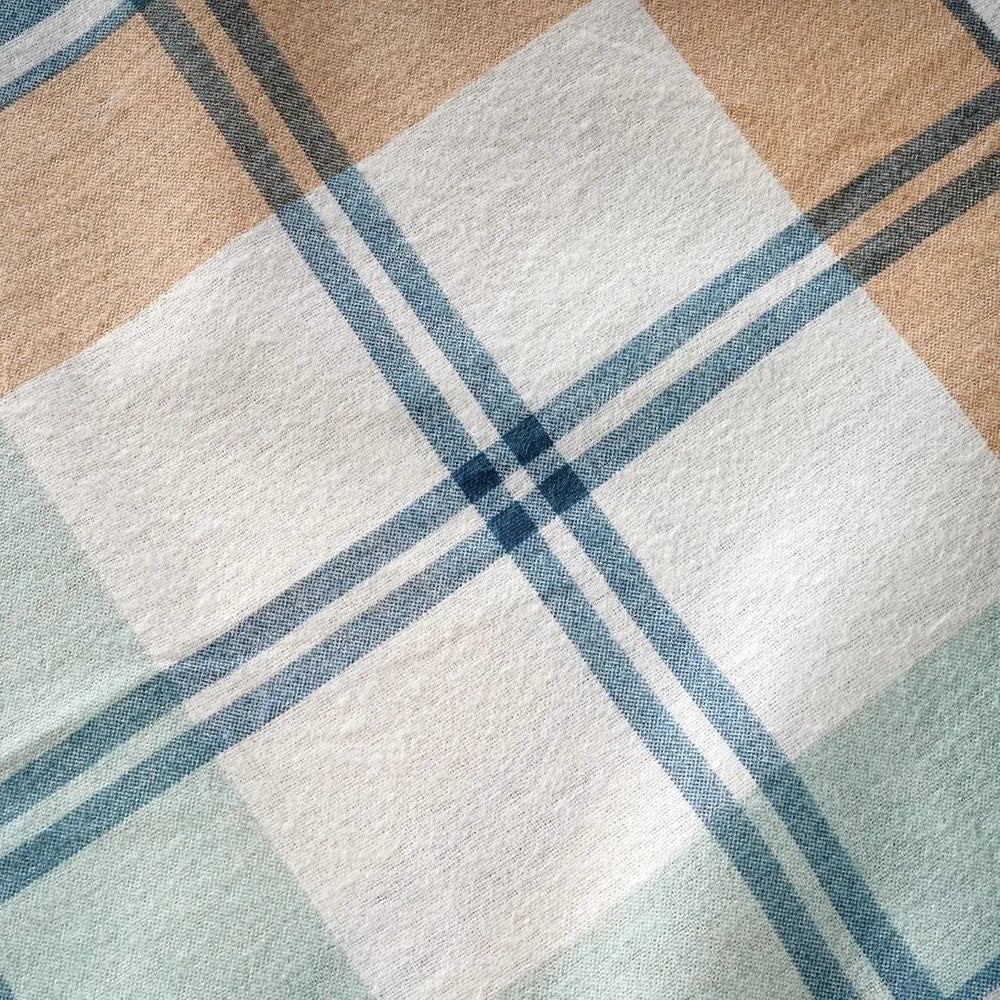 Queen Flannel Sheet Set – 100% Cotton, Brushed Soft, Warm Winter Bedding