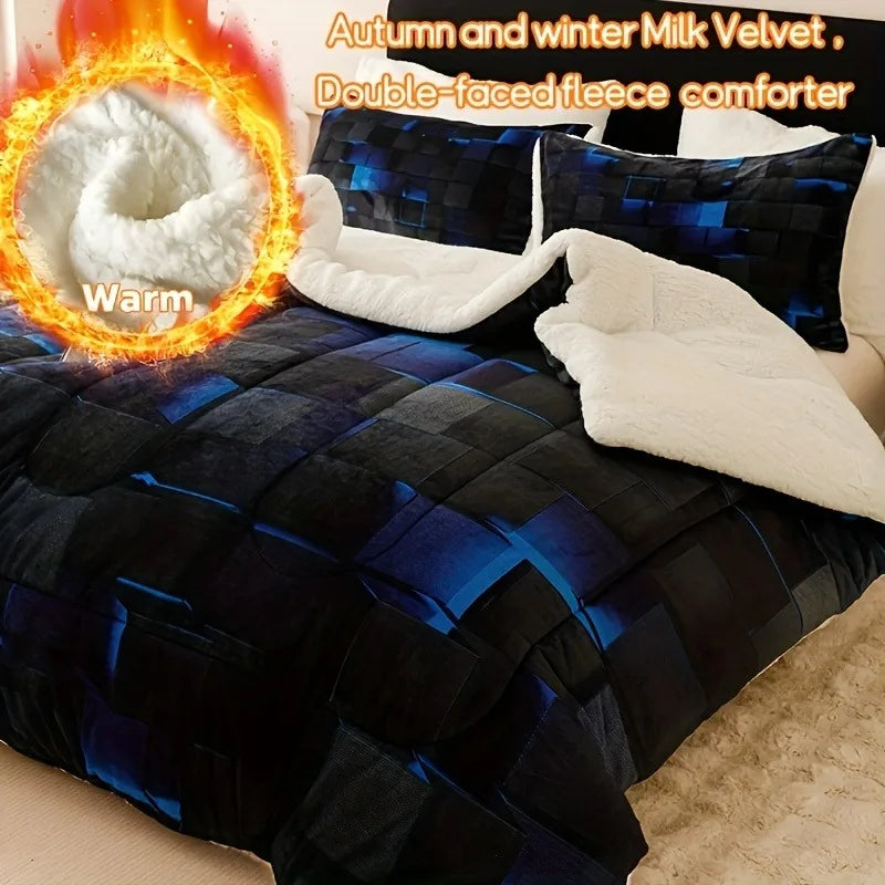 Luxury Velvet Comforter Set – Extra Large, Soft & Cozy Winter Bedding