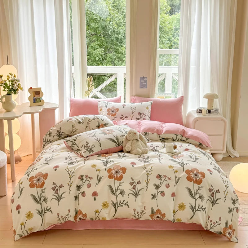 Cotton Duvet Cover – Soft, Oversized & Breathable Single Cover (No Pillowcase)