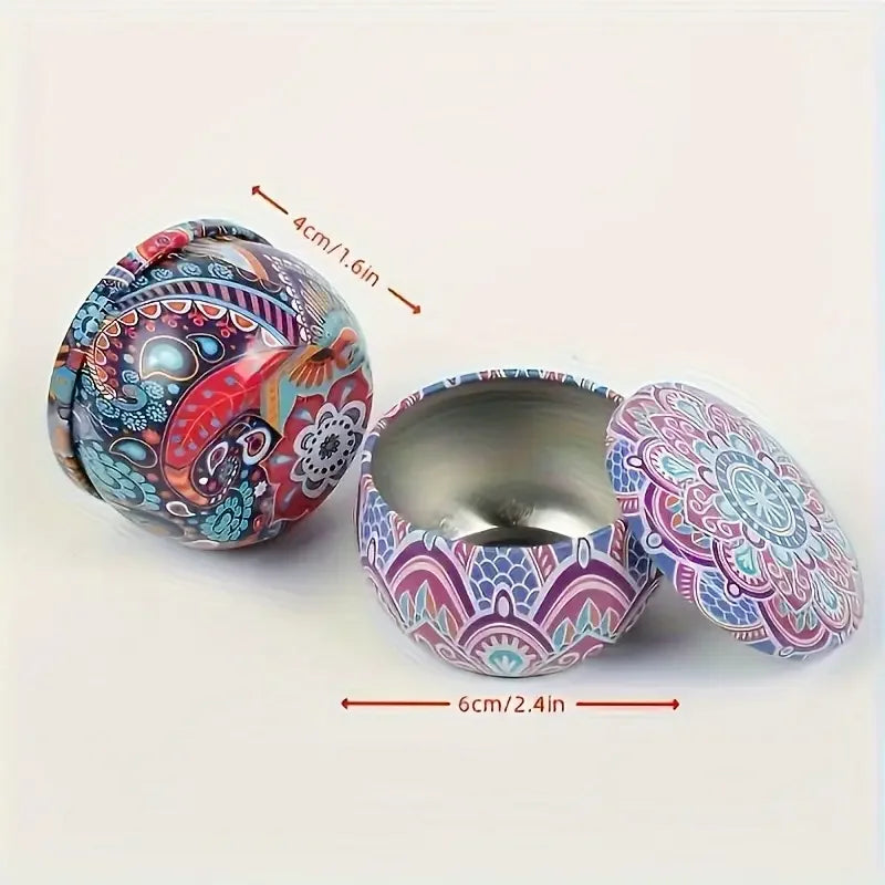 🕯️ Empty Metal Candle Jar – Reusable DIY Candle Container for Candle Making & Home Décor