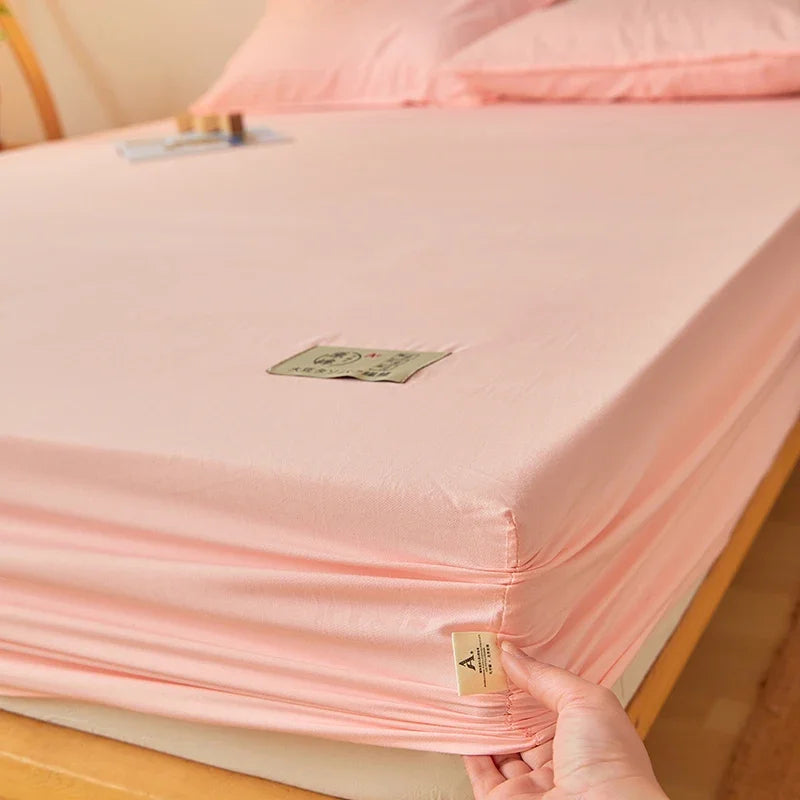 Luxury Egyptian Cotton Fitted Bed Sheet – Soft, Breathable & Elastic Mattress Cover