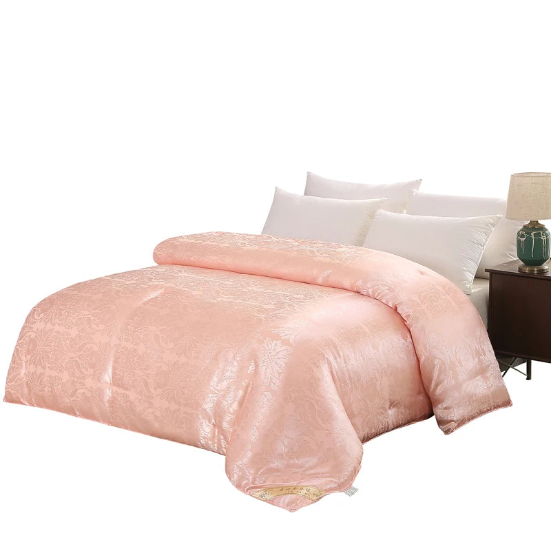 Mulberry Silk Comforter Duvet – Luxury Jacquard Quilt