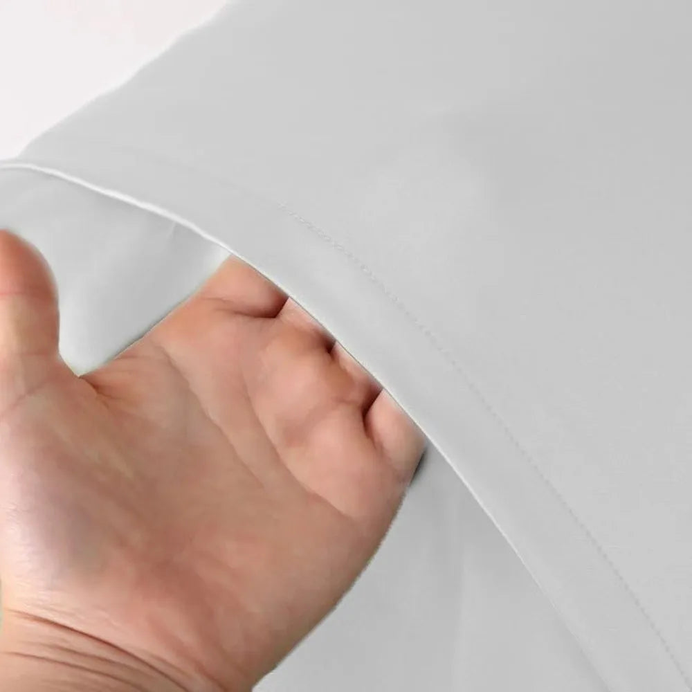 Luxury Bamboo Rayon Sheet Set – 4-Piece King Size (White)