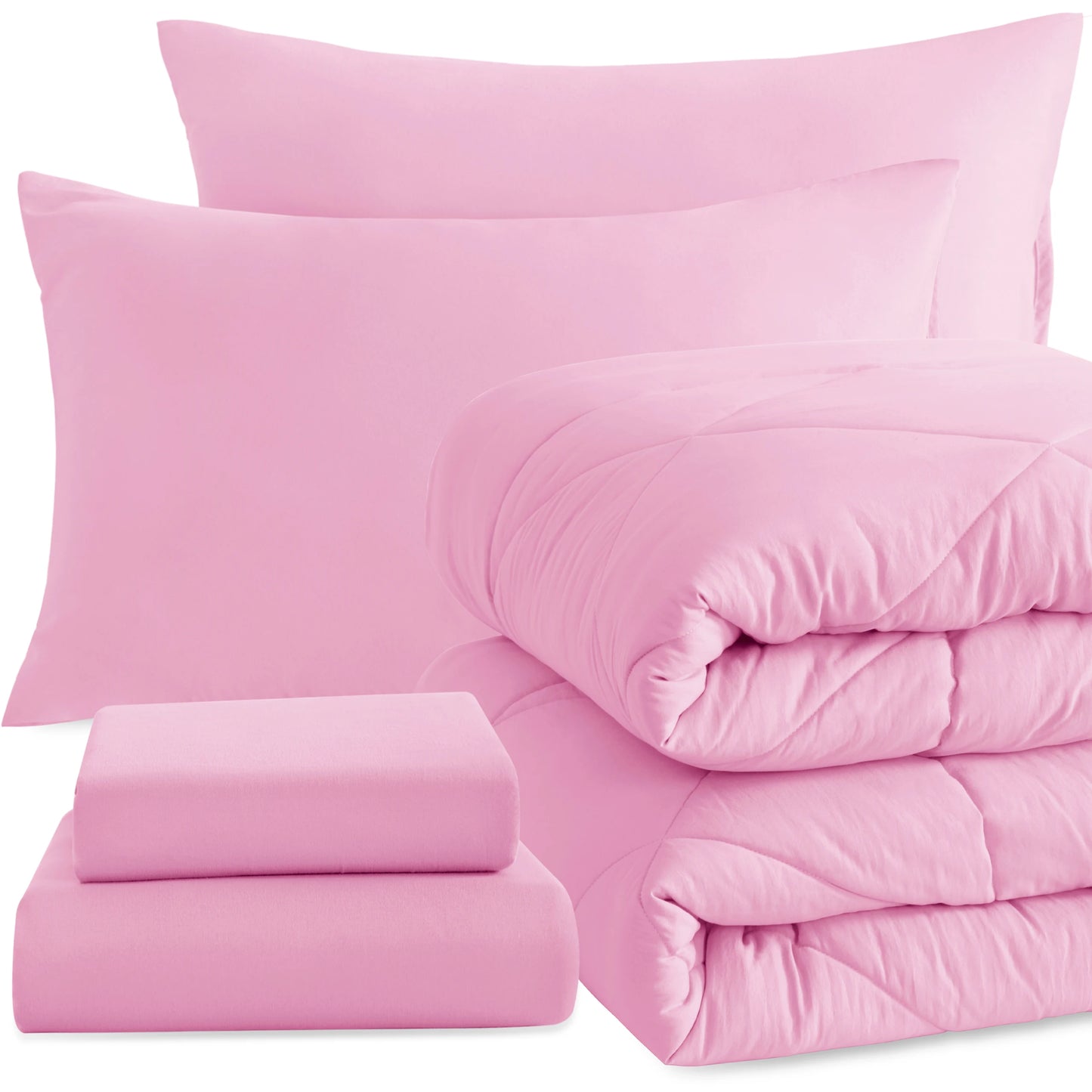 5-Piece Brushed Microfiber Comforter Set | Ultra Soft, Durable & Breathable Bedding Ensemble