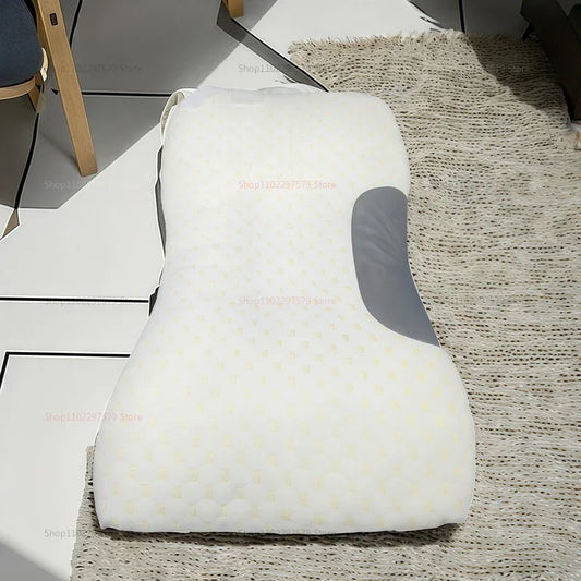 Cervical Orthopedic Neck Pillow – Memory Foam Soybean Fiber SPA Pillow for Neck Support, Sleep, and Travel