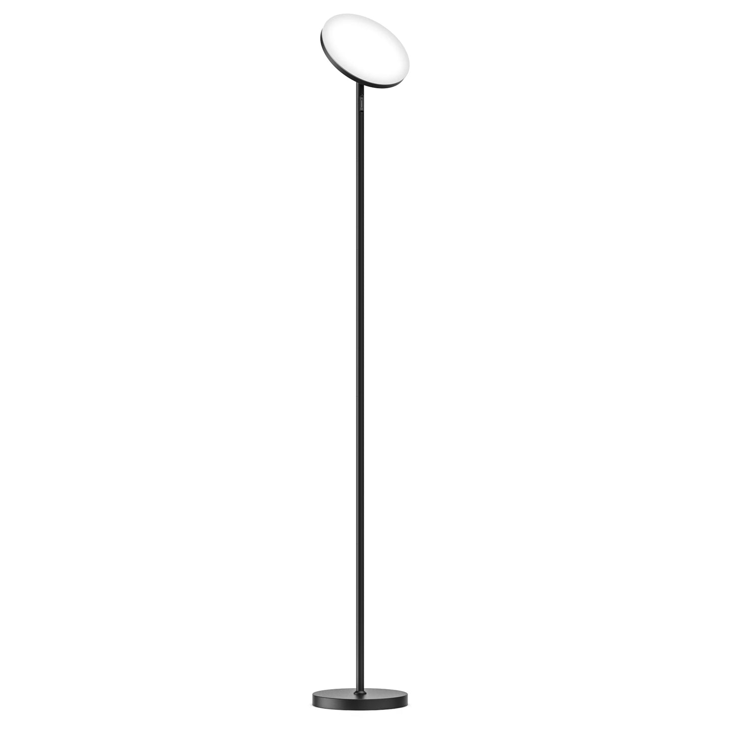 70" LED Torchiere Floor Lamp with Remote Control – Modern Adjustable Ambient Lighting