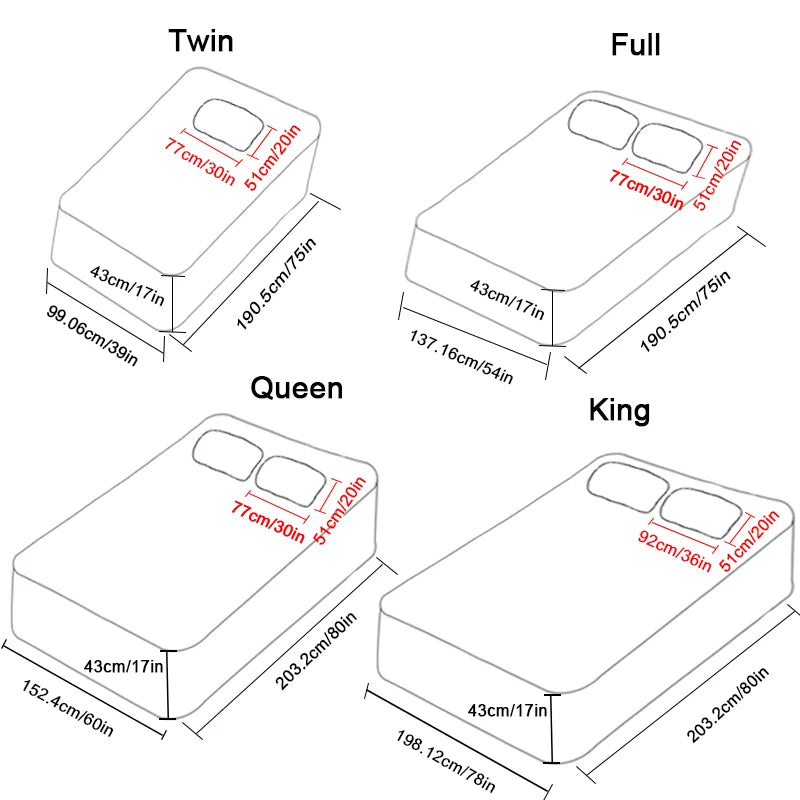 3-Piece Bamboo Fiber Waterproof Bed Sheet Set – Mattress Protector