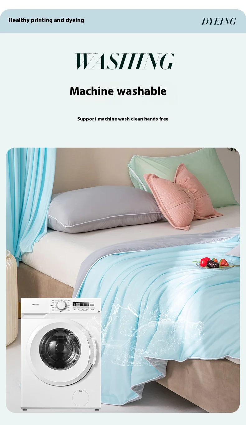 High-Quality Cooling Blanket | Double-Sided Soft Air Conditioning Quilt for Summer | Lightweight Breathable Cooling Comforter 2m x 2.3m