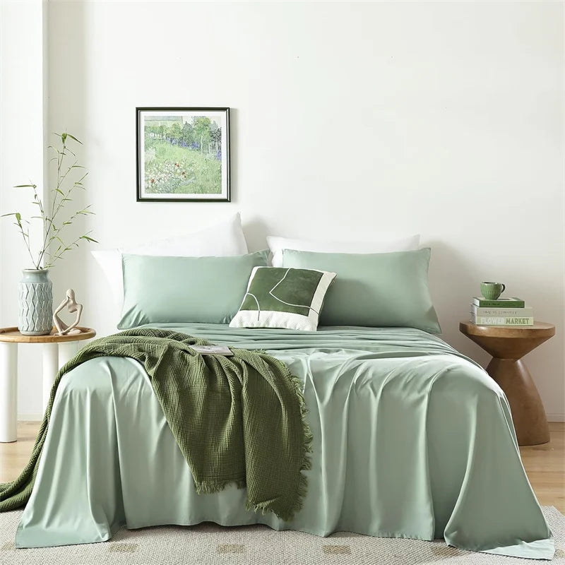 Organic Bamboo Sheet Set – 100% Bamboo, Silky Soft Luxury Bedding
