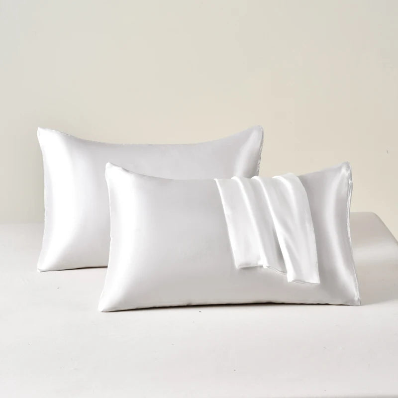 2-Piece Satin Pillowcase Set – Smooth, Soft, Hair & Skin Friendly, 100% Polyester