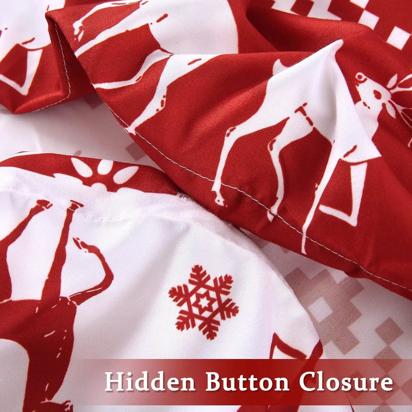 Christmas Duvet Cover Set – Reversible Holiday Bedding 🎄❤️