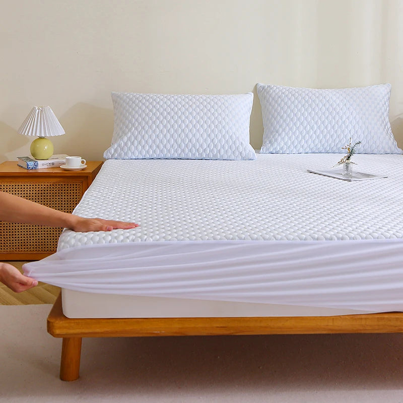 Cooling Mattress Topper & Pillowcase Set – Twin, Full, Queen & King, Summer Bedding