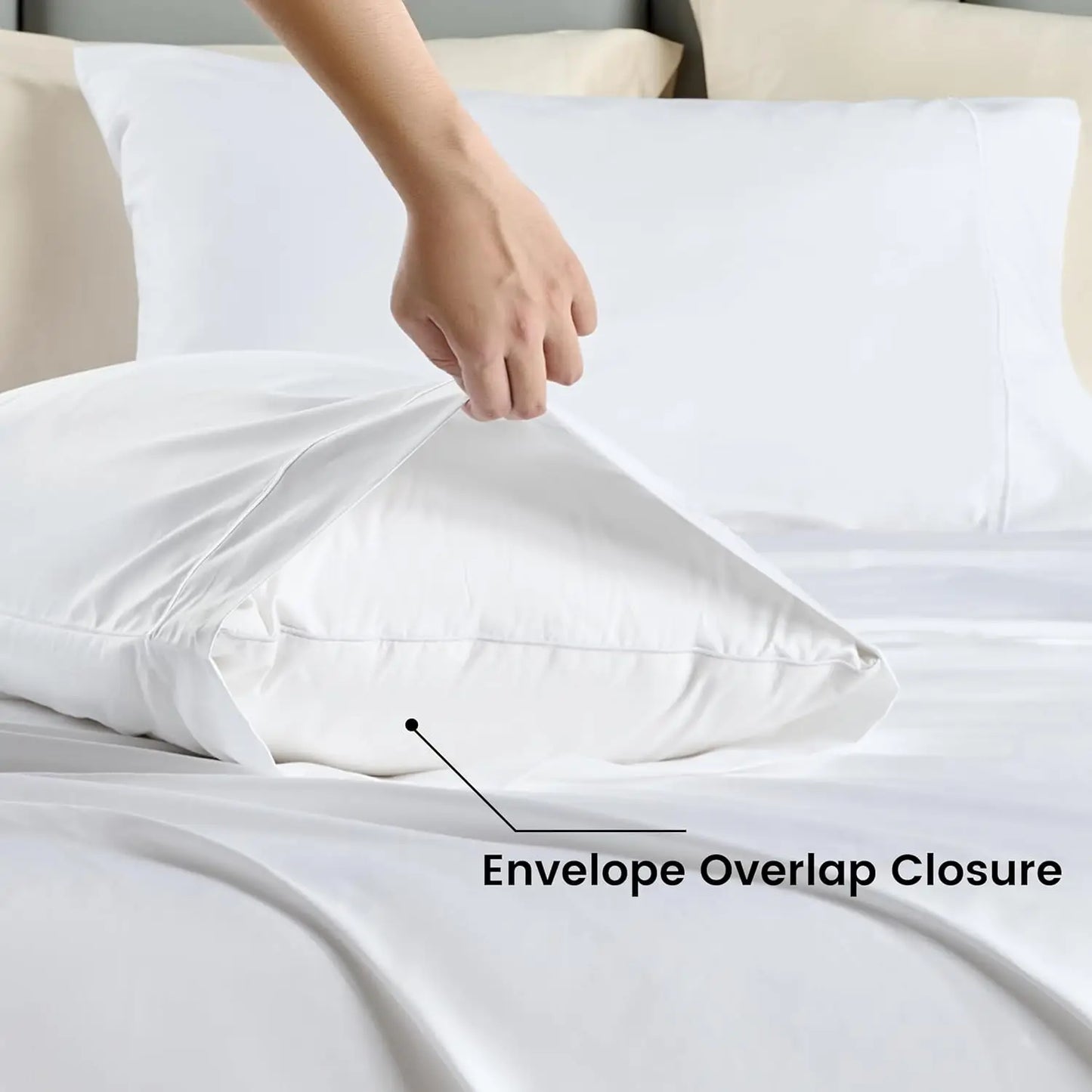 Simple & Opulence 100% Egyptian Cotton 4-Piece Sheet Set