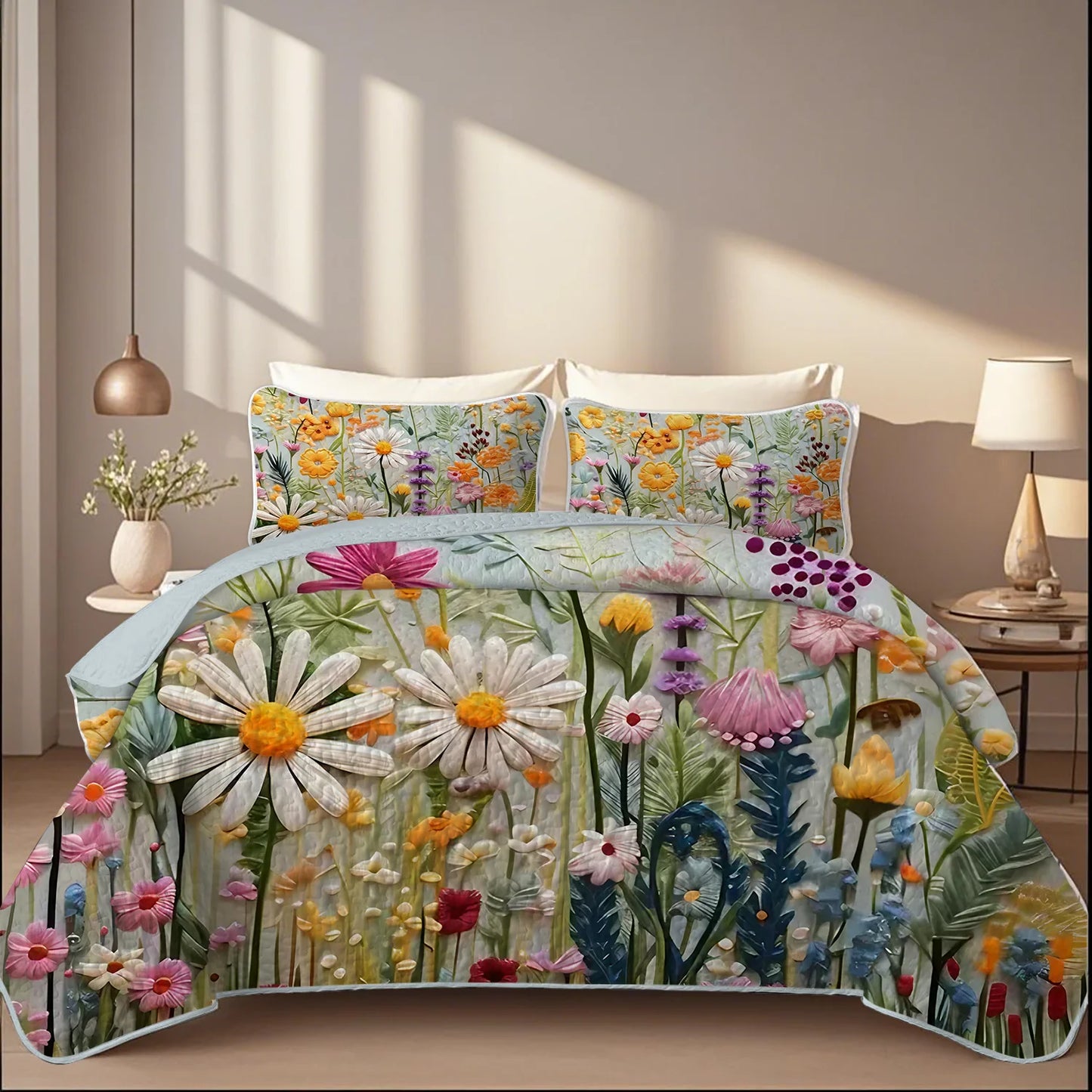 Animal Print Quilt Set – Soft 100% Polyester Microfiber
