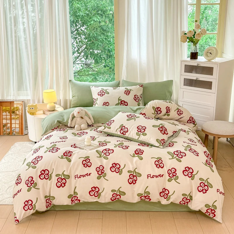 Cotton Duvet Cover – Soft, Oversized & Breathable Single Cover (No Pillowcase)