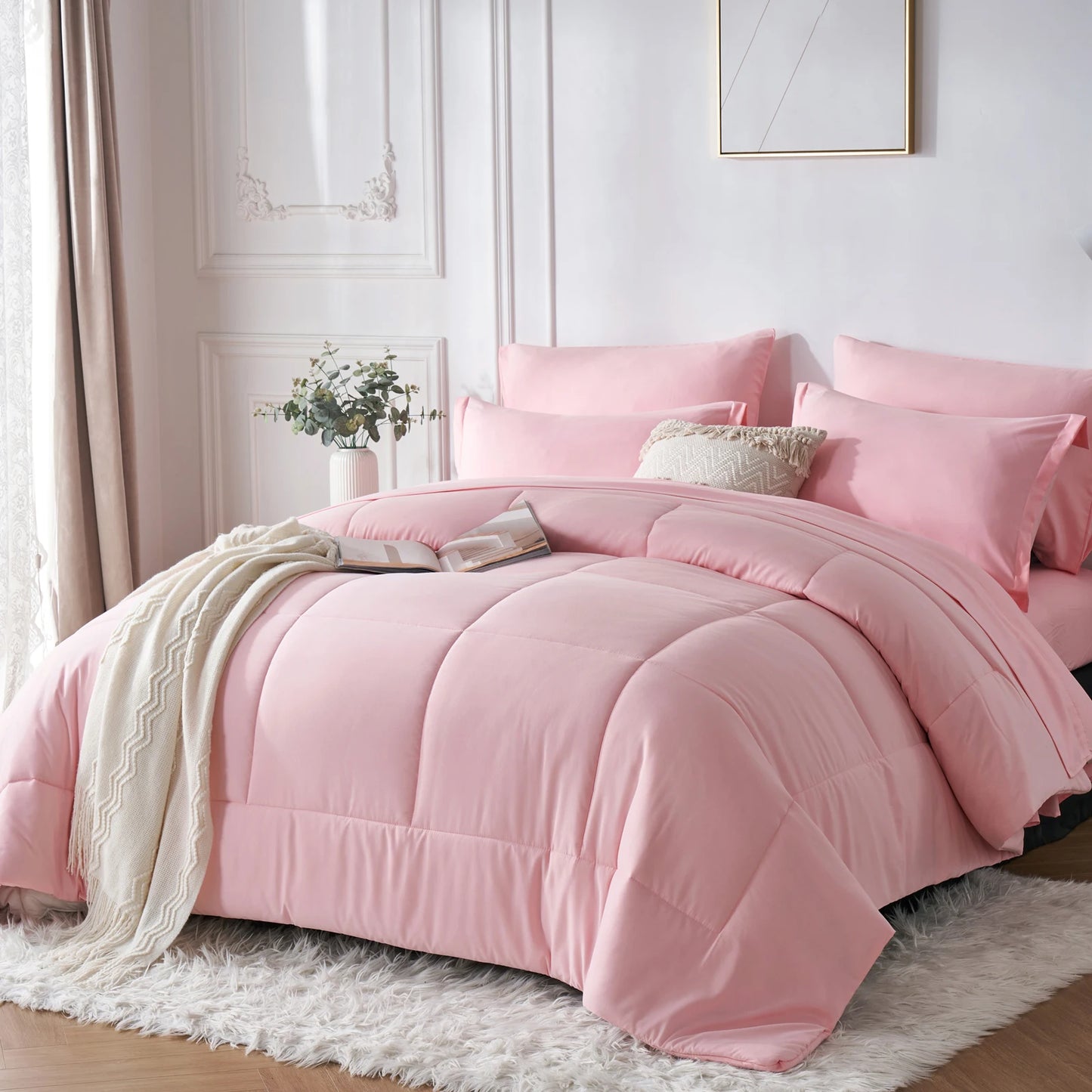 7-Piece Bed-in-a-Bag Comforter Set