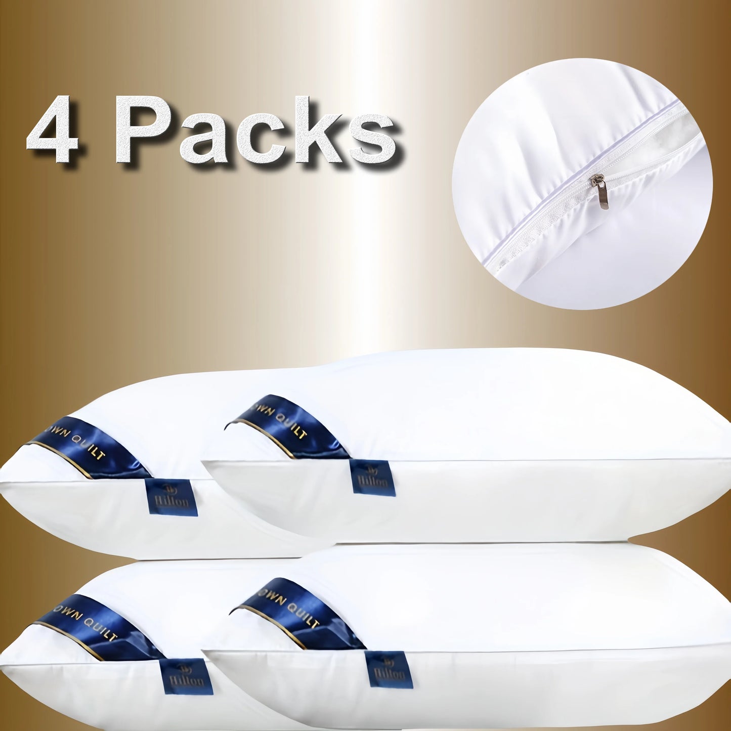 Luxury Hotel Pillow – Comfortable Bed Pillow for Healthy Sleep & Leisure