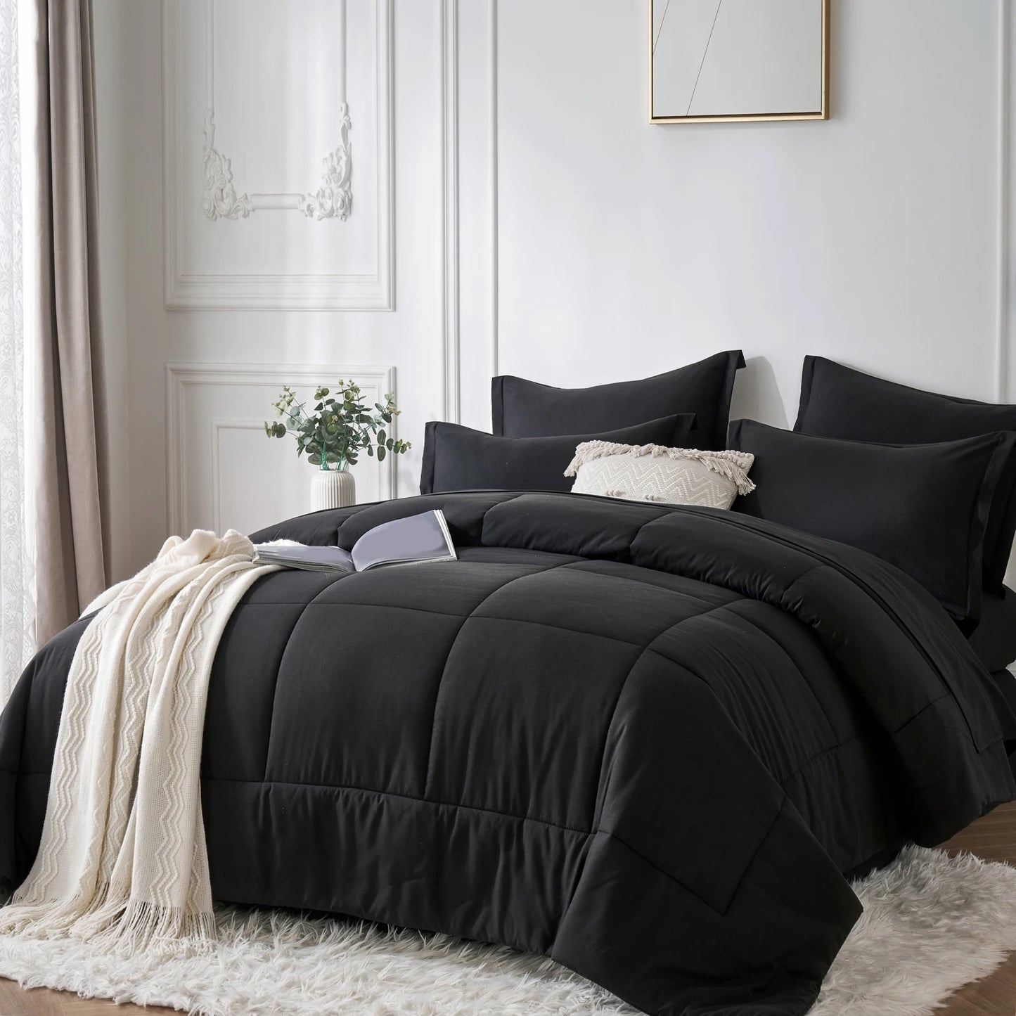 7-Piece Bed-in-a-Bag Comforter Set